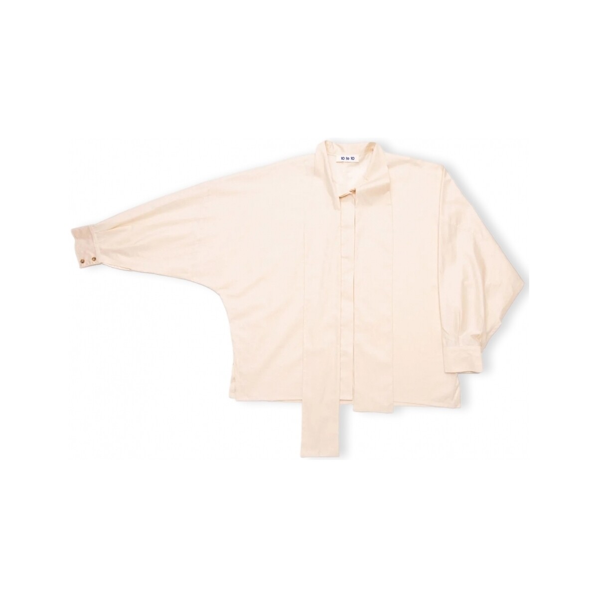 Textil Mulher Tops / Blusas 10 To 10 Camisa Bow - Salmon Pink Laranja