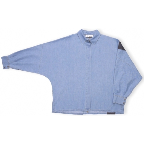 Textil Mulher Tops / Blusas 10 To 10 Camisa Patches - Denim Azul