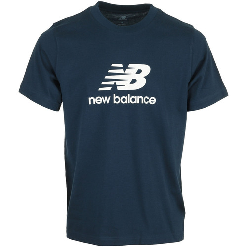 Textil Homem T-Shirt mangas curtas New Balance hat brown xs polo-shirts Loafers Azul