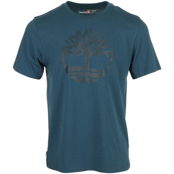 Textil Homem T-Shirt mangas curtas Timberland Tree Logo Short Sleeve Azul