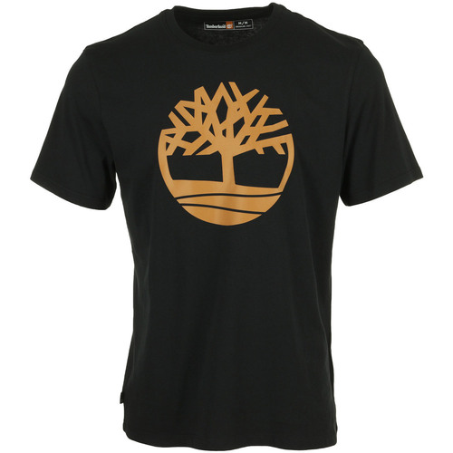 Textil Homem T-Shirt mangas curtas Timberland Tree Logo Short Sleeve Preto