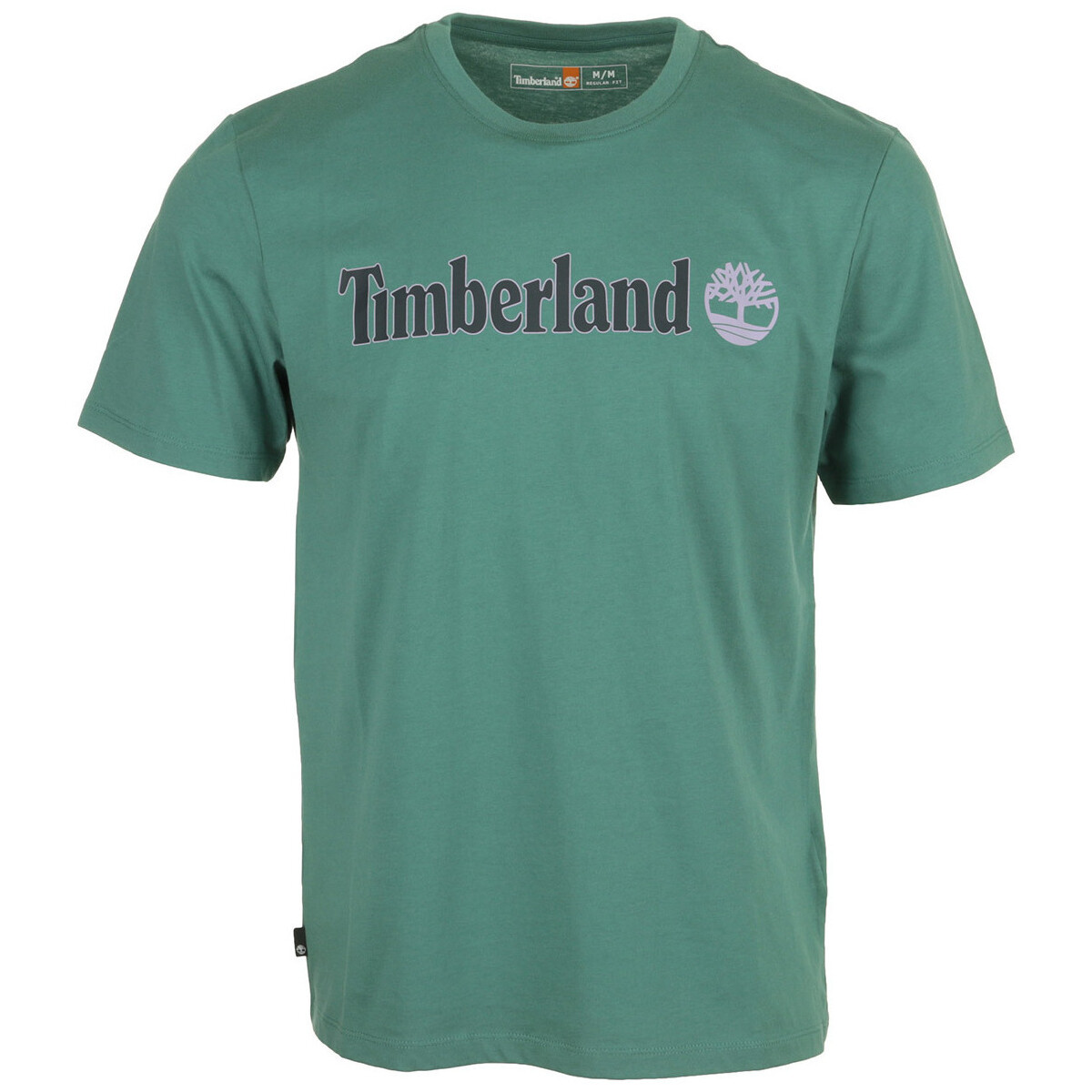 Textil Homem T-Shirt mangas curtas Timberland Linear Logo Short Sleeve Verde