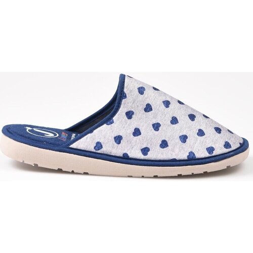 Sapatos Mulher Toalha e luva de banho Javer Zapatillas de Casa  Corazones 28-4 Marino Azul