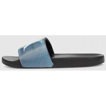 Sapatos Homem chinelos Calvin Klein Unlined Bralette Γυναικείο Σουτιέν CHANCLA  SLIDE LENTICULAR AZUL Azul