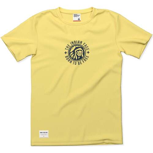 Textil T-Shirt mangas curtas crop dad trucker jacket Spirit Amarelo