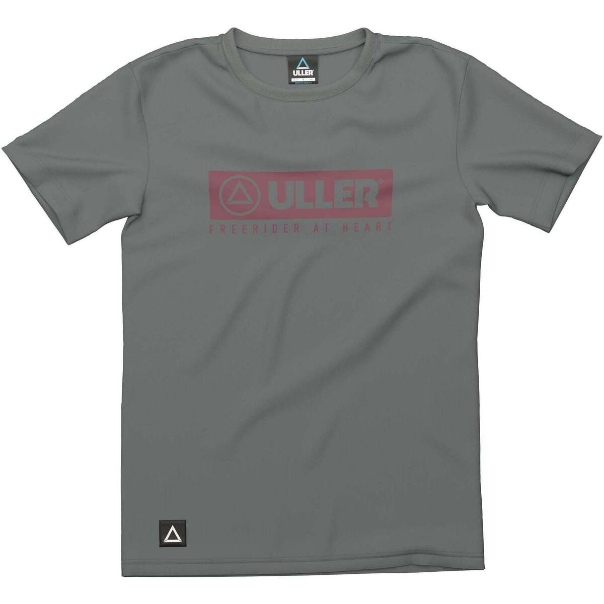 Textil tie dye-print T-shirt Uller Classic Cinza