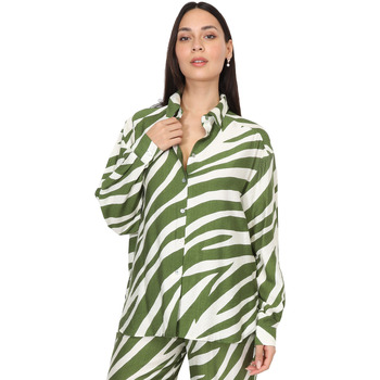 Textil Mulher camisas La Modeuse 71579_P168318 Verde