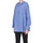 Textil Mulher camisas Fabiana Filippi TPC00003159AE Azul