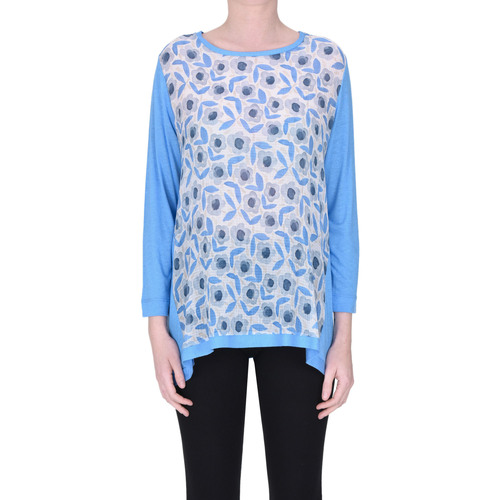 Textil Mulher T-shirts e Pólos Whyci TPS00003136AE Azul