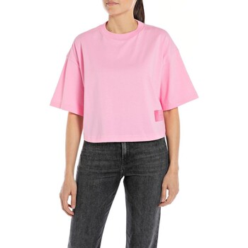 Textil Mulher T-shirts e Pólos Replay  Multicolor
