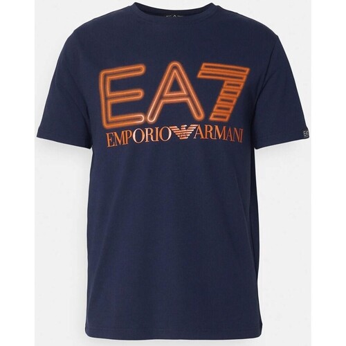 Textil Homem T-Shirt mangas curtas Ea7 Emporio przeciws Armani  Multicolor