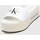 Sapatos Mulher Sandálias Calvin Klein Jeans SANDALIA  FLATFORM SANDAL MET BLANCO Branco