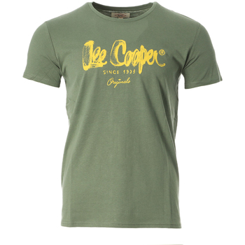 Textil Homem T-shirts e Pólos Lee Cooper  Verde