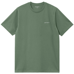 Textil T-shirt without mangas curtas Carhartt CARHARTT WIP S/S SCRIPT E Verde