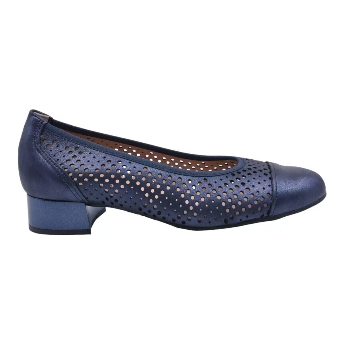 Sapatos Mulher Calçado de segurança Pitillos ZAPATO DE SALON CON PERFORACIONES  5713 MARINO Marinho