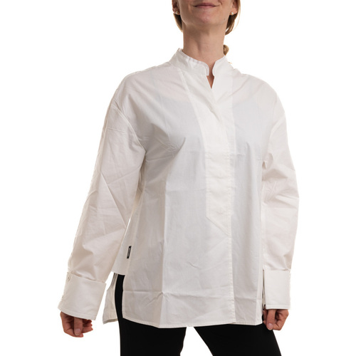 Textil Mulher camisas Blauer 24SBLDS01263 Branco