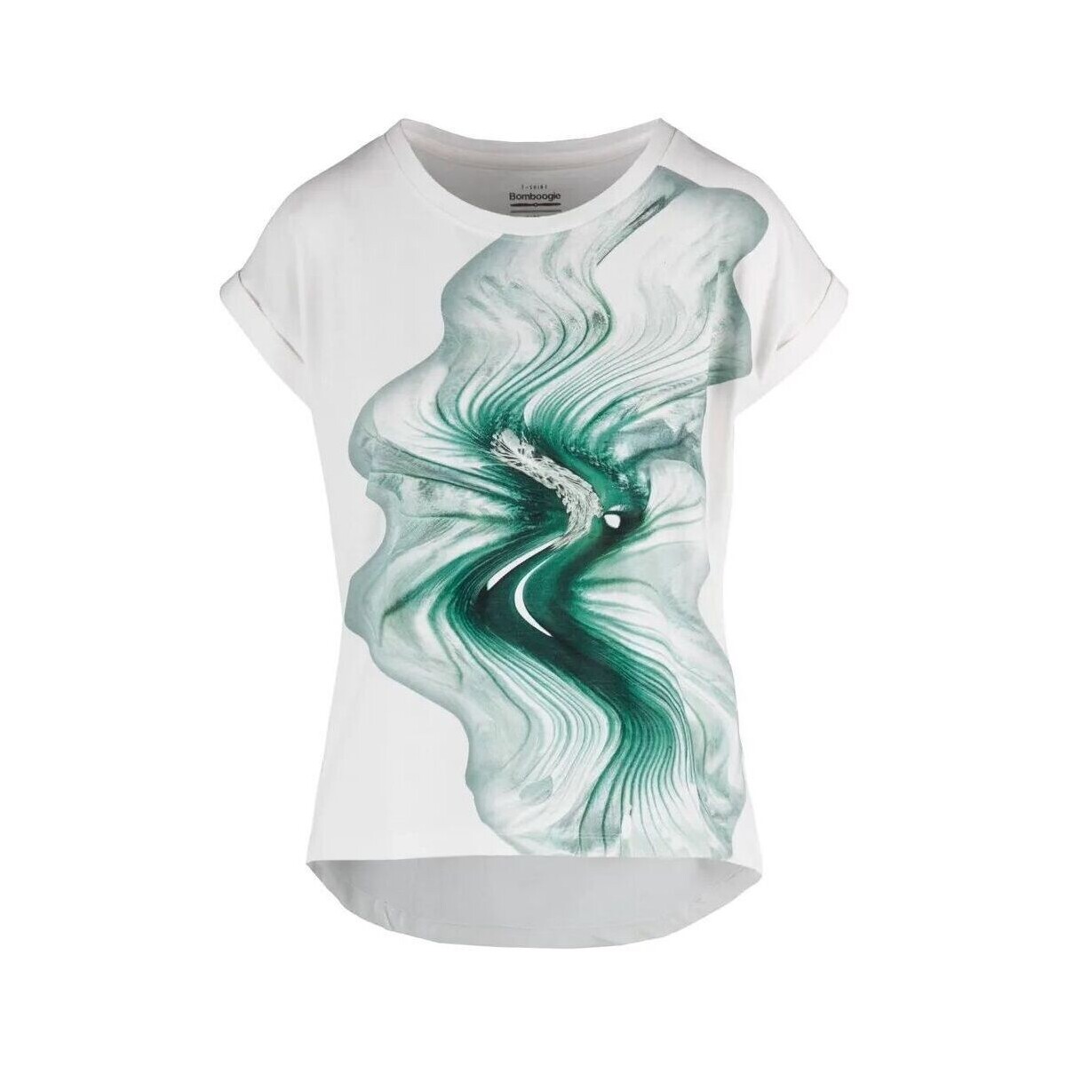 Textil Mulher T-shirts e Pólos Bomboogie TW8496 T JSN4-345 Verde