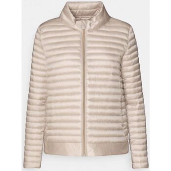 Textil Mulher Casacos  concealed front-fastening shirt Weiß D31058W IRIS18-40001 Bege