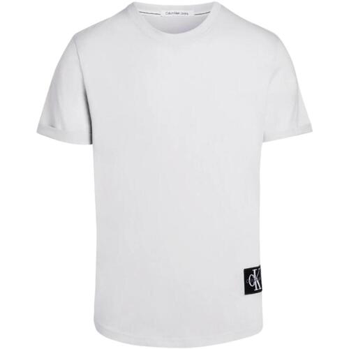 Textil Homem T-Shirt mangas curtas Calvin Klein Jeans  Branco