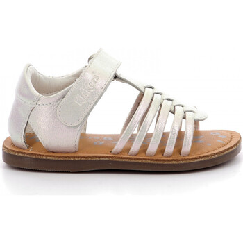 Sapatos Rapariga Sandálias Kickers Divslim Branco