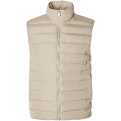 Textil Homem Quispos Selected Barry Quilted Gilet Pure Cashmere Bege