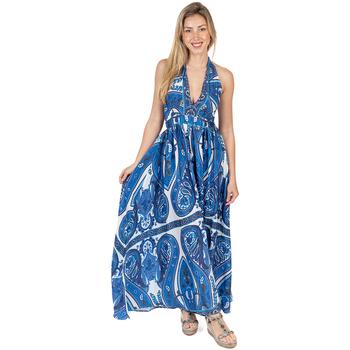 Textil Mulher Vestidos compridos Isla Bonita By Sigris Cestos e Caixas decorativas Azul