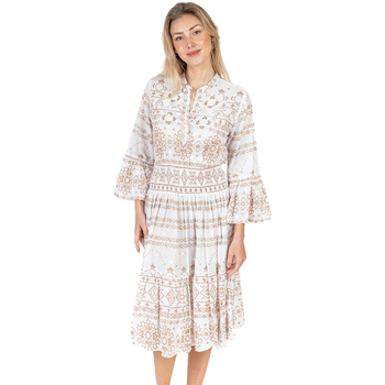 Textil Mulher Vestidos curtos Isla Bonita By Sigris Vestir Branco