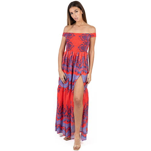 Textil Mulher Vestidos compridos Isla Bonita By Sigris Selecção de homen a menos de 60 Vermelho