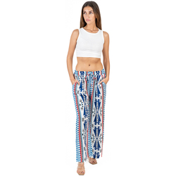 Textil Mulher Calças Isla Bonita By Sigris Calça Azul