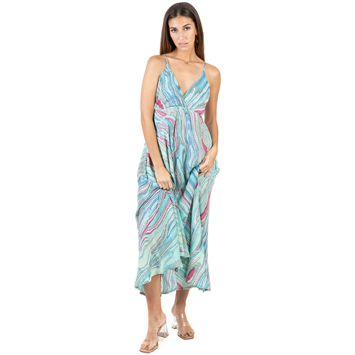 Textil Mulher Vestidos compridos Isla Bonita By Sigris Le Temps des Cerises Azul