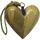 Relógios & jóias Pingentes Signes Grimalt Coração De Madeira Pequeno Castanho