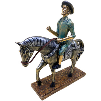 Casa Estatuetas Signes Grimalt Dom Quixote A Cavalo Cinza