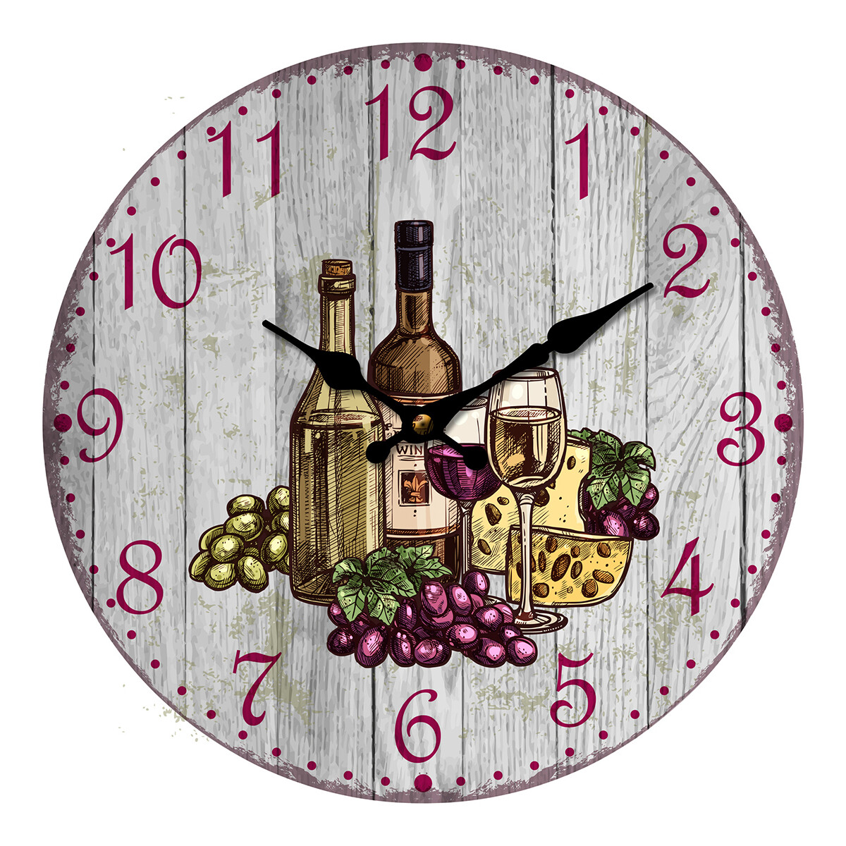 Casa Relógios Signes Grimalt Relógio De Uva E Vinho Prata