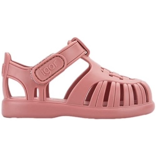 Sapatos Criança Sandálias IGOR Sandálias Bebé Tobby Solid - New Pink Rosa