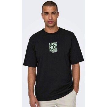 Textil Homem T-Shirt mangas curtas Bons baisers de  22028736 KENNY Preto