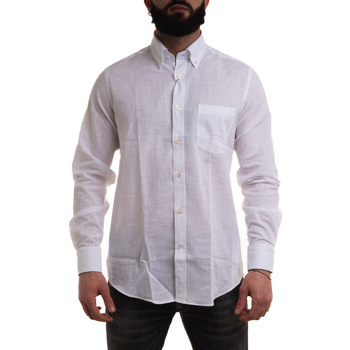 Textil Homem Camisas mangas comprida Paul & Shark 24413074 Branco