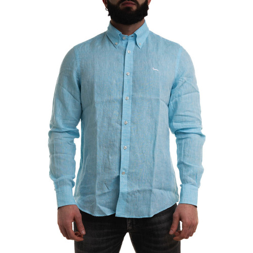 Textil Homem Camisas mangas comprida Vestuário homem a menos de 60 CRL014010883B Verde