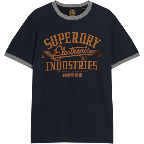 Textil Homem T-Shirt mangas curtas Superdry 235228 Azul