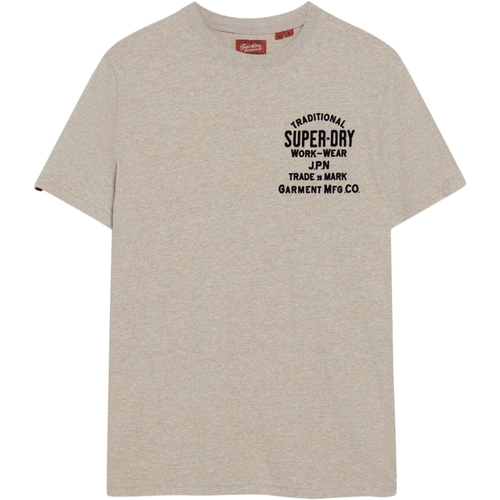 Textil Homem T-Shirt mangas curtas Superdry 235240 Bege
