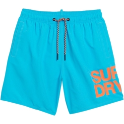 Textil Homem Shorts / Bermudas Superdry 235273 Azul