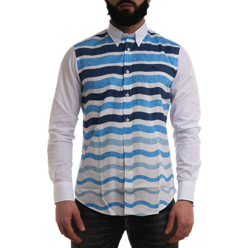 Textil Homem Camisas mangas comprida Harmont & Blaine CRL010012850M Branco