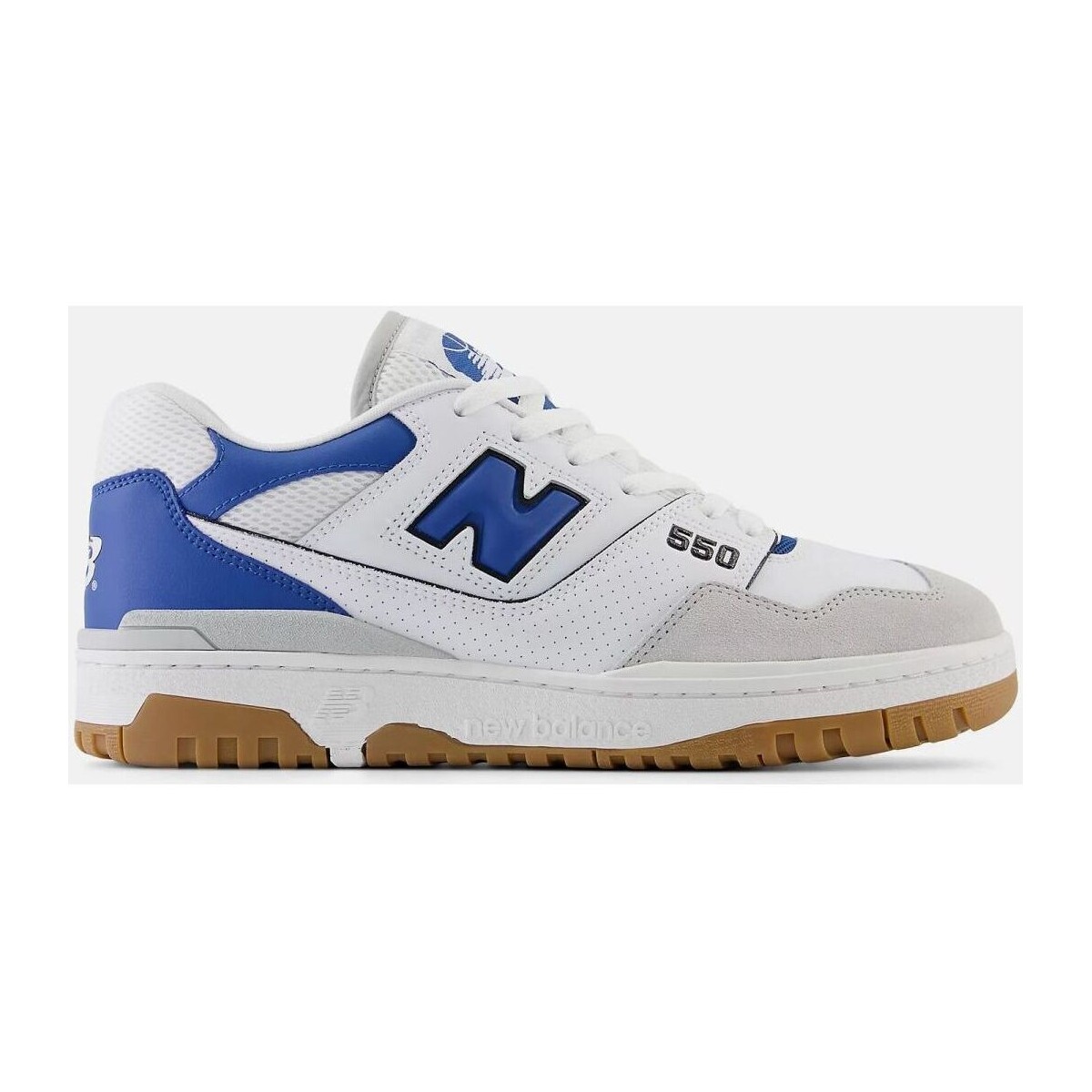 Sapatos Vestes de survêtement New Balance GSB550SA-WHITE BLUE Branco