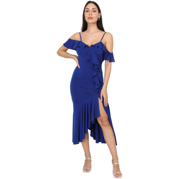 Textil Mulher Vestidos compridos La Modeuse 70564_P165019 Azul