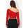 Textil Mulher Tops / Blusas La Modeuse 70636_P165080 Vermelho