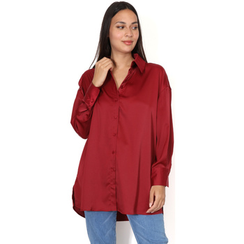 Textil Mulher camisas La Modeuse 70714_P165399 Vermelho