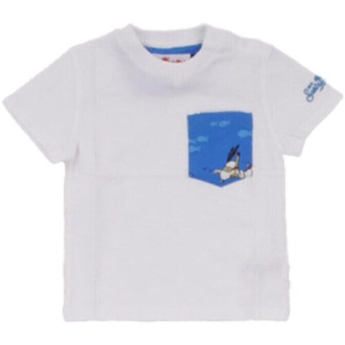 Textil Rapaz T-Shirt mangas curtas lighthouse-print drawstring shorts KEA0001 02987F Branco