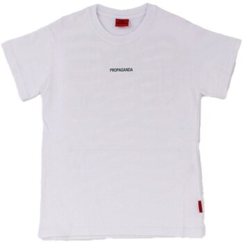 Textil Rapaz T-Shirt mangas curtas Propaganda 24SSPRBLTS995 Branco