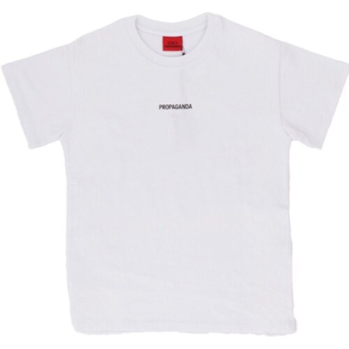 Textil Rapaz T-Shirt mangas curtas Propaganda 24SSPRBLTS991 Branco