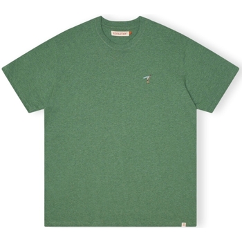 Textil Homem Vestuário homem a menos de 60 Revolution T-Shirt Loose 1366 GIR - Dust Green Melange Verde