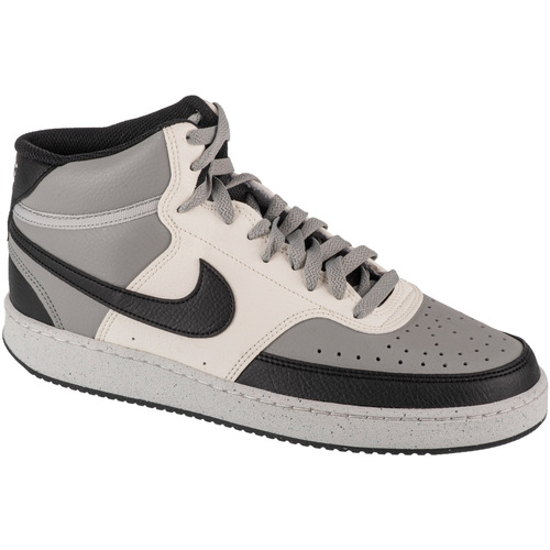 Sapatos Homem Sapatilhas Nike check Court Vision Mid Cinza